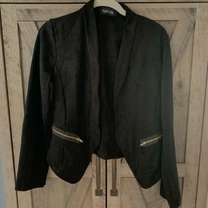 Black suede Fabrik jacket